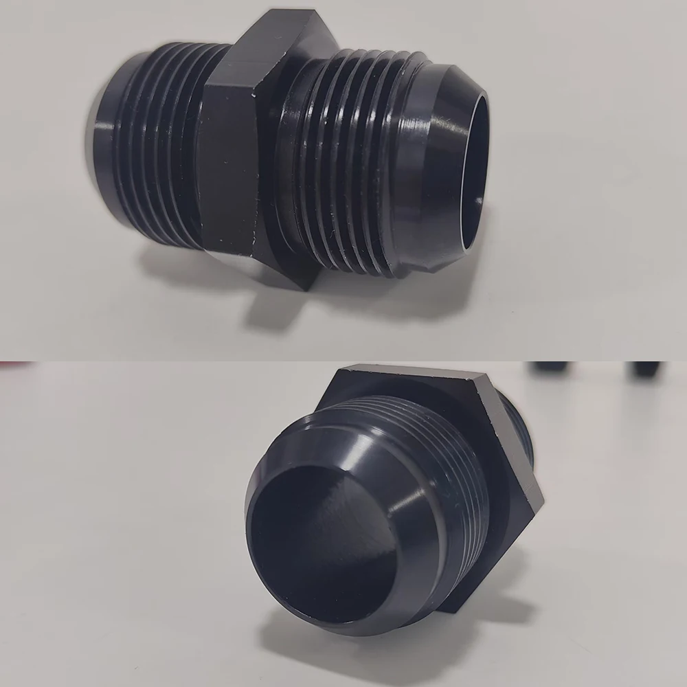 Male AN4 AN6 AN8 AN10 AN12 Same model on both endsThread Straight Fuel Oil Air Hose Fitting Male Adapter Car Auto Accessories
