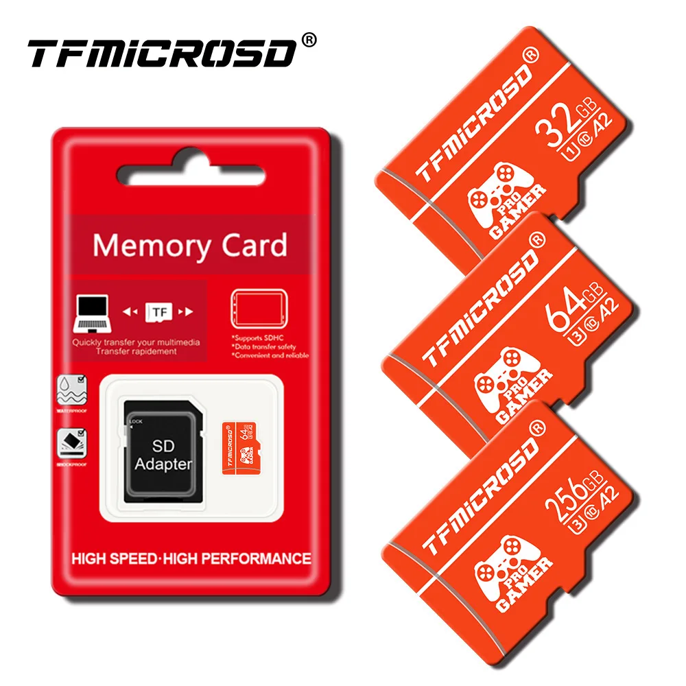 100% Originale Mini Sd Card Class10 32 64 128 Gb Scheda Di Memoria 64Gb 256Gb Cartao De Memoria Flash Usb Pendrive Tfmicrosd Card