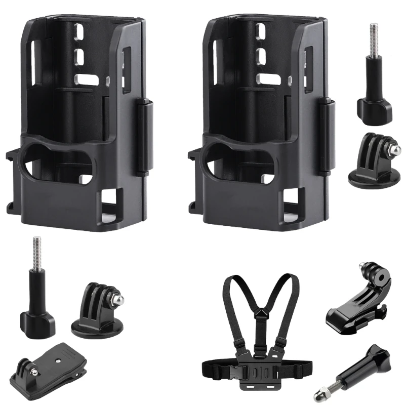 

Camera Holder with Cold Shoe Expansion for Pocket 3 Tripod Frame Adapter D46B