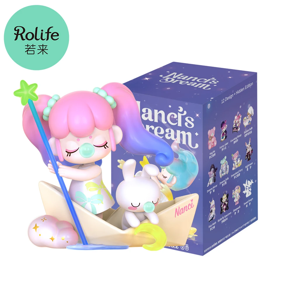 Robotime Rolife Nanci's Dream 블라인드 박스 액션 피규어 인형 장난감, 서프라이즈 박스, 레이디 장난감, 어린이 친구-ZLXX0 