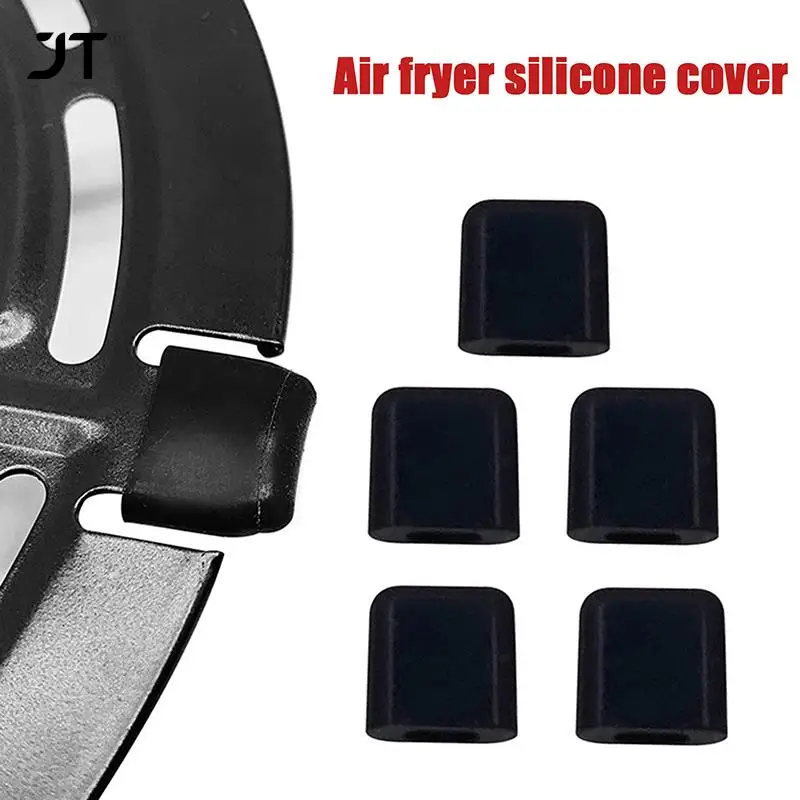 5pcs Air Fryer Rubber Pieces Easy To Install & Remove Air Fryer Replacement Rubber Tips Odorless Silicone Rubbers kitchen tools rubber sealing ring