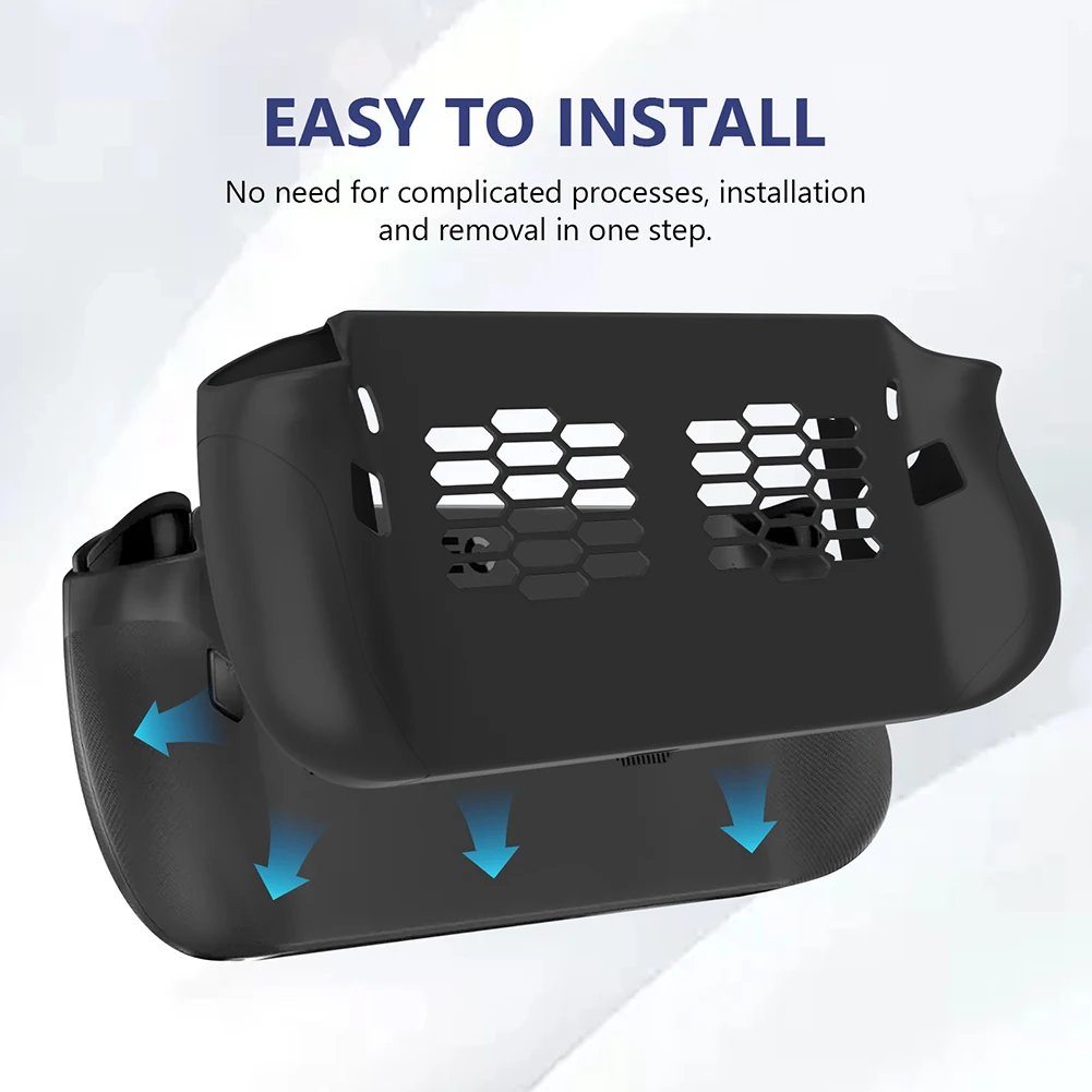 Soft Shell Protective Cover Shockproof Protector Case Anti-Scratch Silicone Case for Lenovo Legion Go S Handheld Game Consoles