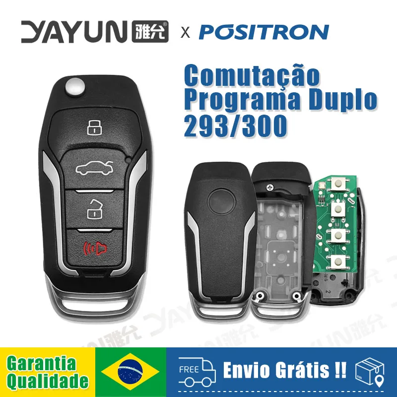

YAYUN Modified Knife Key KeYDIY KD-12-3+1 Positron Flex Alarm Buttons New and Old Line Up to 293 300 330 360 Free Shipping