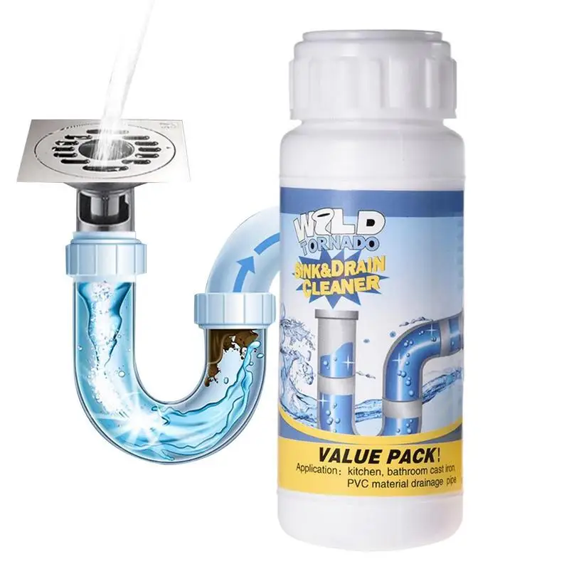 

Порошковый мощный дноуглубительный агент для труб, очиститель слива раковины для кухни, канализации, туалета, сборочный инструмент, щелочный растворитель, поверхностно-активное засорение