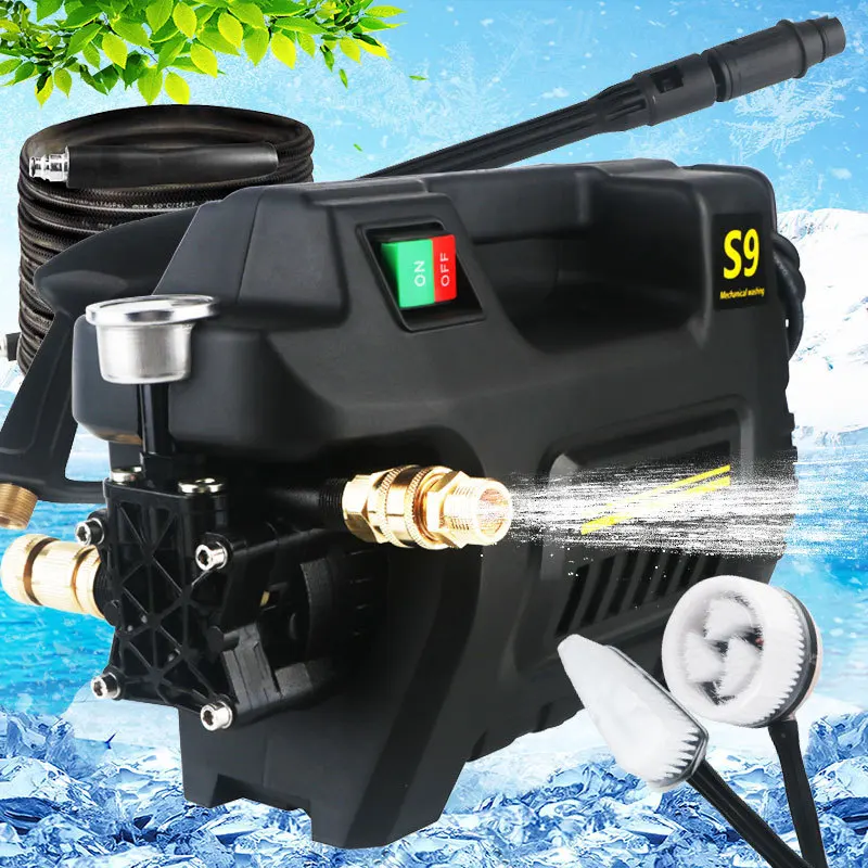 

Copper wire household high-power portable high-pressure washer Portable car washer Self priming pump