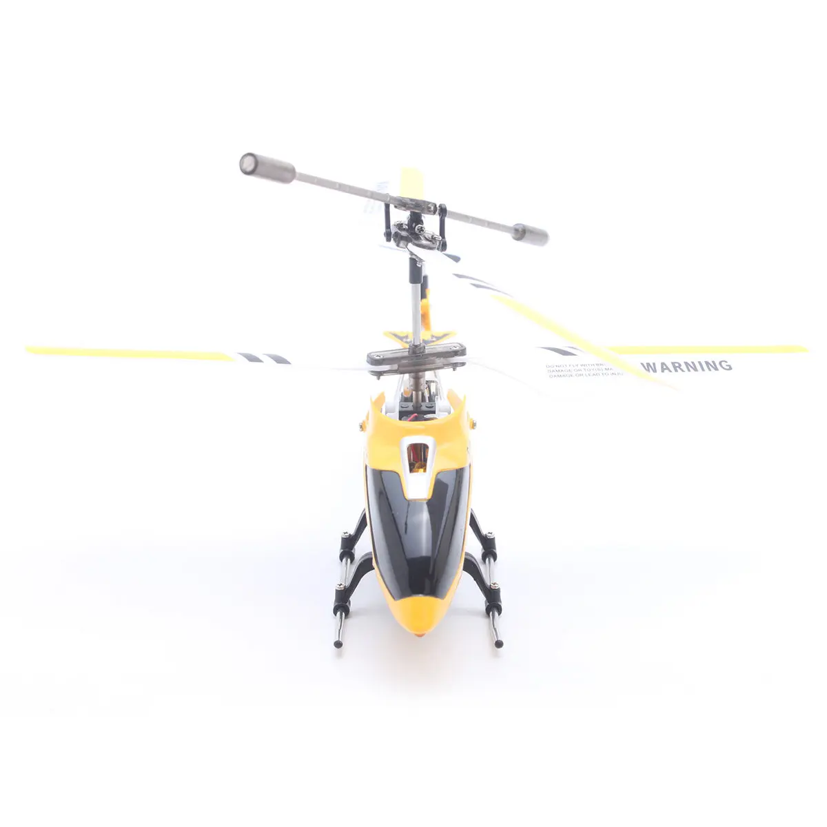 S107g 미니 RC 헬리콥터 3채널 적외선 RC 비행기 노란색 내장 자이로 이중 프로펠러 실내 비행 S107g