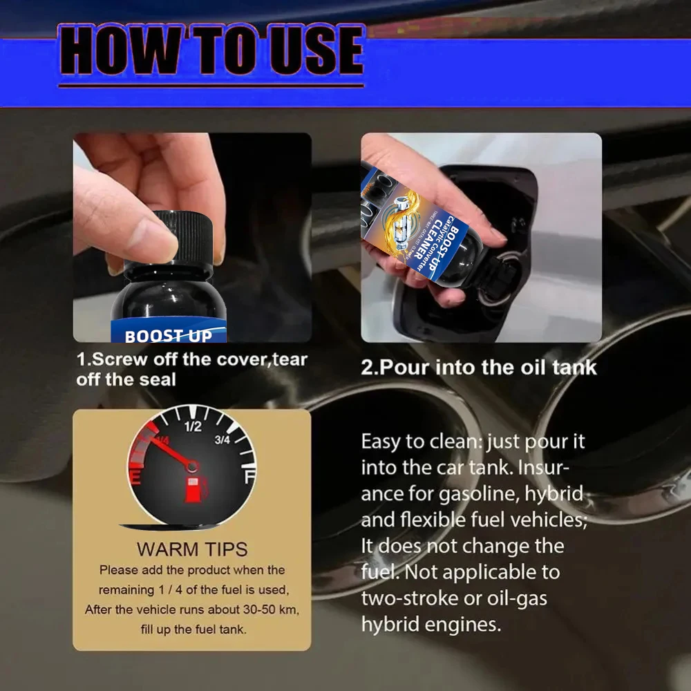 Catalytic Converter Cleaner Engine Boost Up Carbon Removal Reduce Fuels Consumption Engine Accelerators For Diesel Car Universal 6