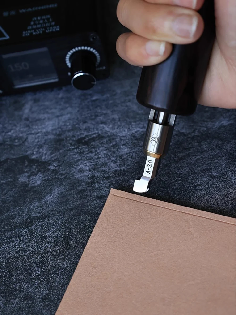 MOZHE 440C Stainless Steel Leather Creaser Tips Creasing Heater Head M5 Thread Making Arched Edge and Decoration Line leather tools leather craft tools leather craft tool