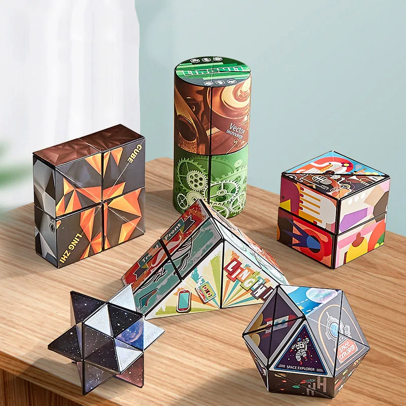 4pcs/lot Magnetic Puzzle Cube 72 Shapes Changeable Magic Cubes Transform  Puzzles Adult Antistress Decompress Fidget Toys - Stress Relief Cube -  AliExpress