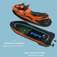High-Speed Remote Control Boat 2.4g Rc Jet Ski Mini Electric Motorboat For Kids Double Motor Summer Water Play Children Toy Gift 2