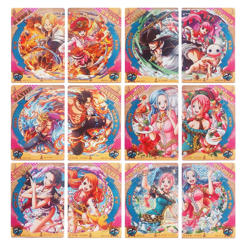 

ONE PIECE Nami Ace Robin Bronzing CP card collection Game cards Anime characters Christmas Birthday gifts Children's toys