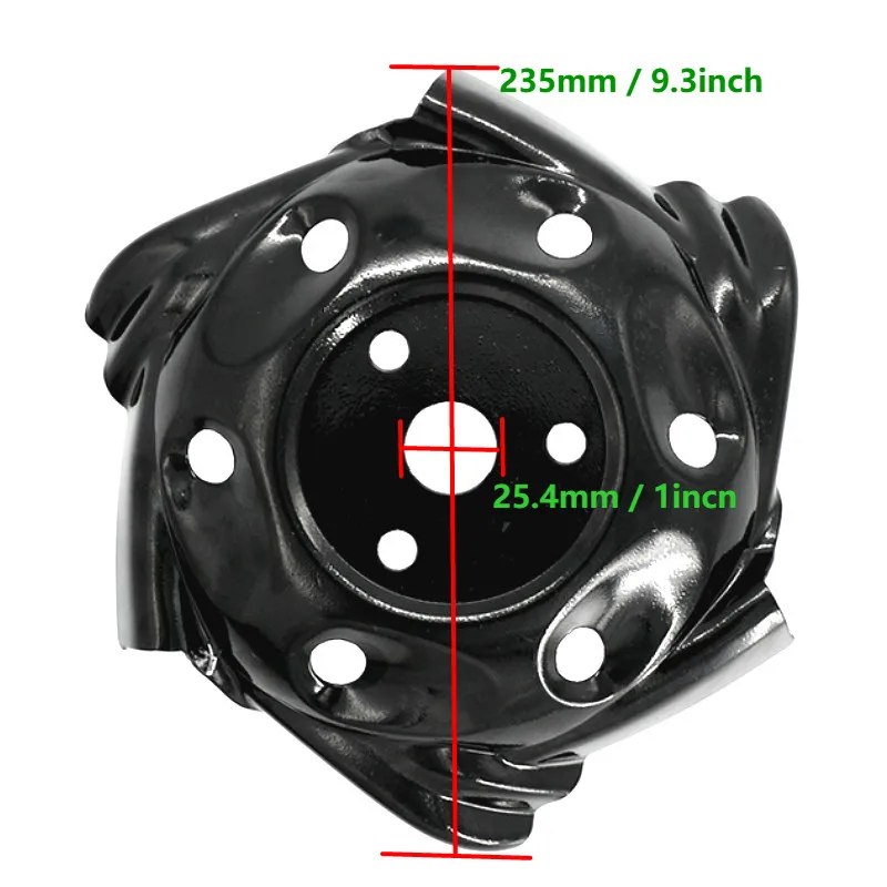 Universal Grass Trimmer Head Mower Alloy Weeding Tray Scraper Removes the Grass Root Weeder Cutter Parts Garden Tools