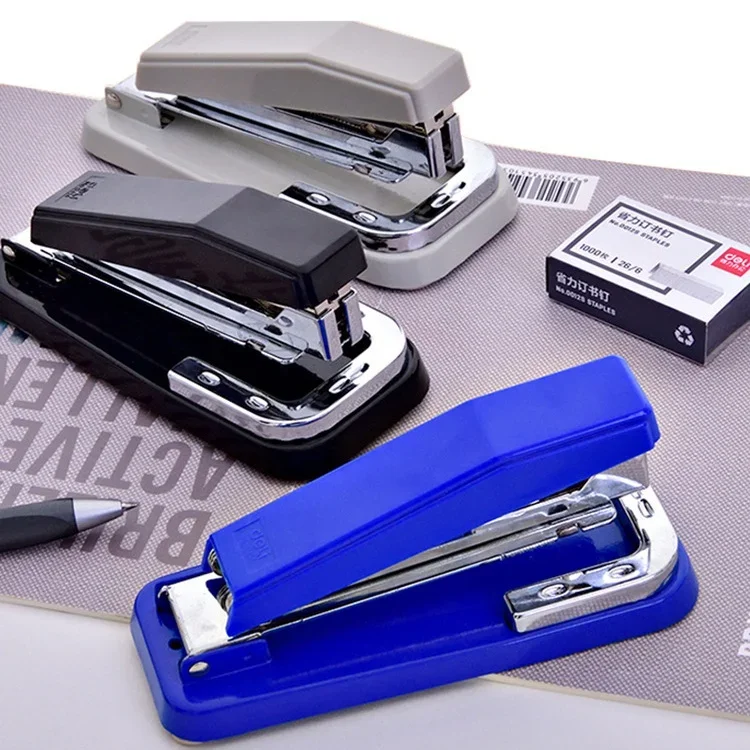 360 Degree Rotating Stapler Head Desktop  Staples Sharp Chisel for Office Stationery School Home - 5