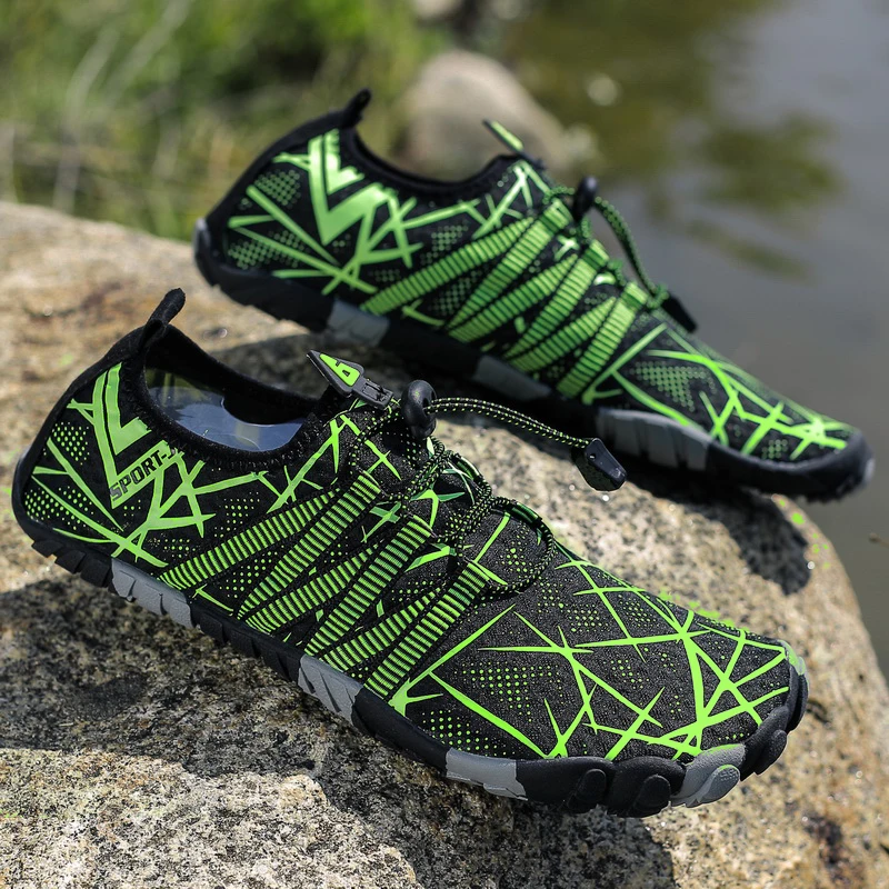 Men Sneakers Women Water Shoes Barefoot Beach Sandals Upstream Aqua Shoes Swimming Quick-Dry River Sea Diving Multi Functional