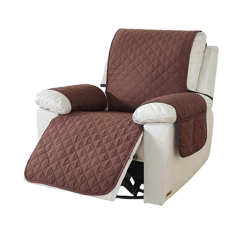 LANMOLIFE Recliner Sofa Cover Strong Waterproof Single-Seat Recliner Sofa Furniture Protective Covers Spandex Anti-Slip Design 4