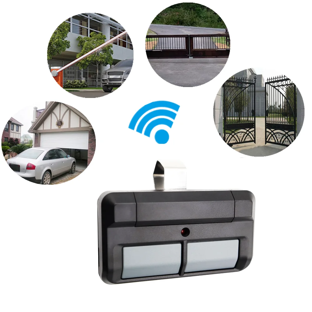 Replacement for LIFTMASTER 892LT 811LM Two-Button Security+ 2.0 Learning Garage Door Opener Remote Control easily program 4