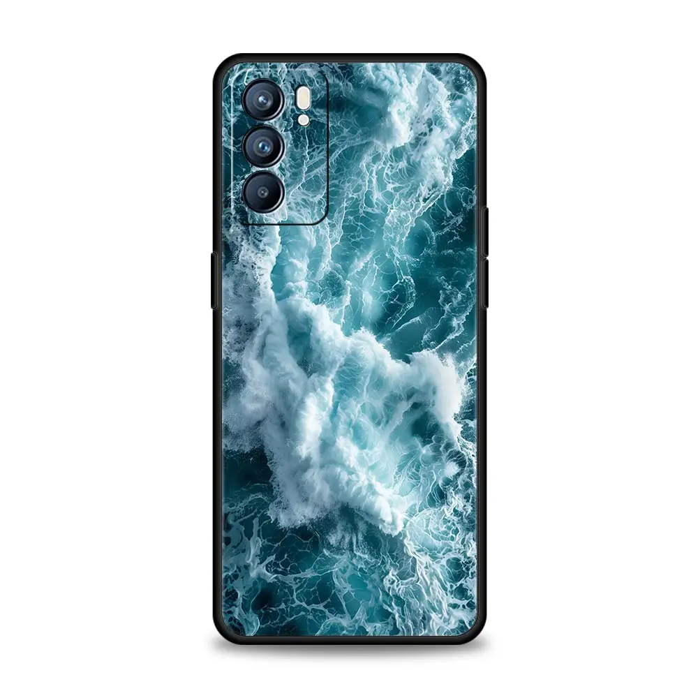 Blue Sea Ocean Waves Phone Case Cover