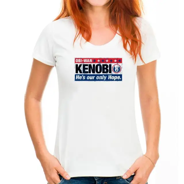 T-shirt Obi Wan Kenobi Only Hope Blue pour homme, nouveau t-shirt décontracté à imprimé tendance_voghion.com
