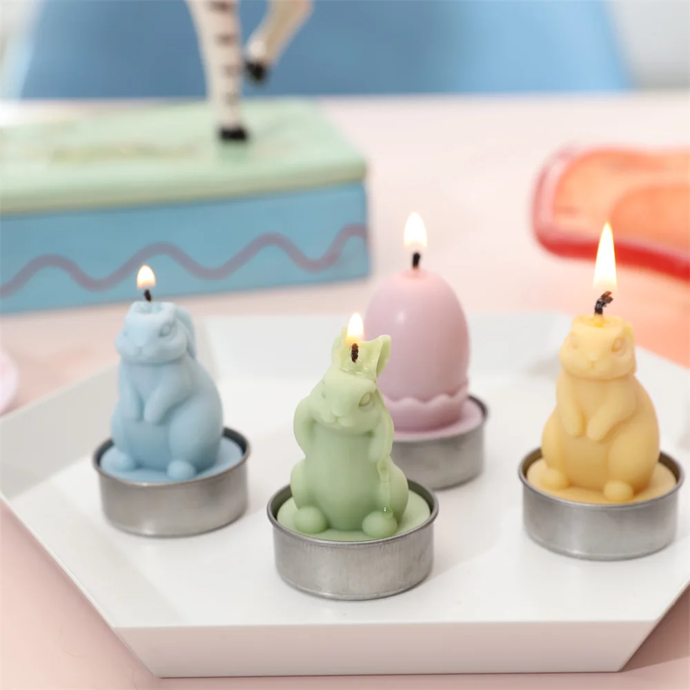 2 Stampi In Silicone 3D A Forma Di Uovo Per Pasqua - Per Cioccolato, Candele, Sapone, Resina Fai Da Te | Stampi Riusabili Per Decorazioni E Dolci - 2