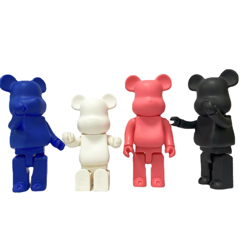 Bearbrick-Figurines de décoration, cadeau de vacances, 28cm, 400% -  AliExpress