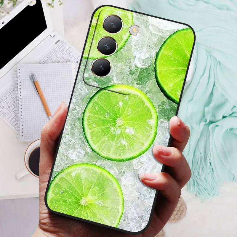 Enhanced Product Title:  
Black Silicone Soft Back Case with Lion Wolf Design
