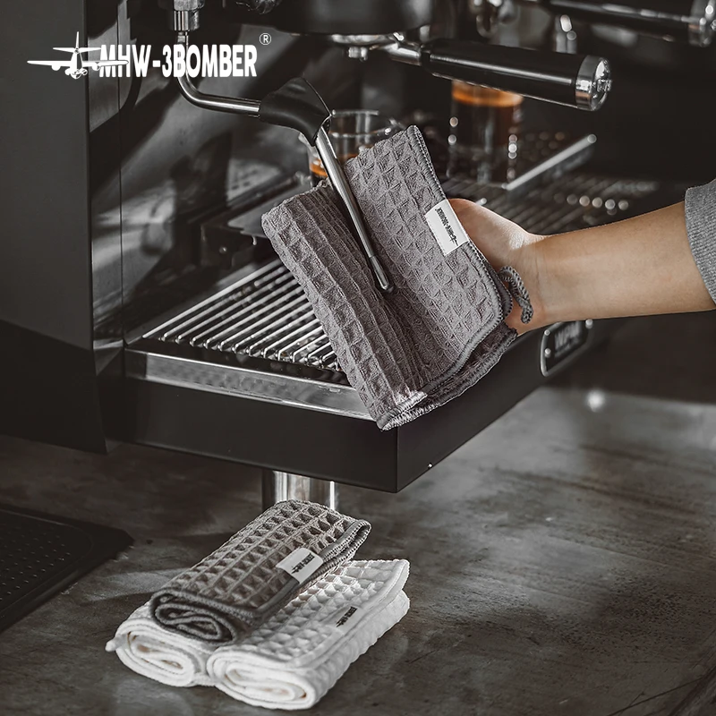 Coffee Bar Cleaning Towels Super Absorbent Microfiber Cleaning Cloth Towel Home Barista Clean Tool Coffee Machine Cleaner Coffee Towels
