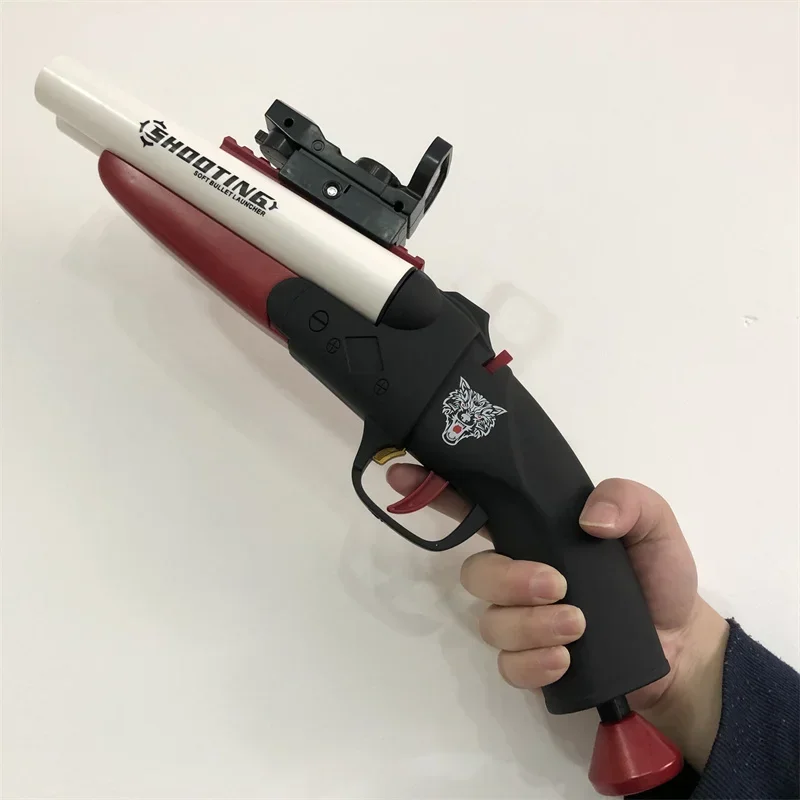 Double Barrel Foam Dart Blaster Toy Gun