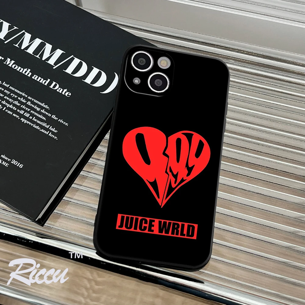 Rapper Riccu Per Iphone 15 Juice Wrld Custodia Per Telefono Iphone 14 11 12 Pro 8 7 Plus X 13 Pro Max Se2020 6 Plus Xr Xs 13 Cover