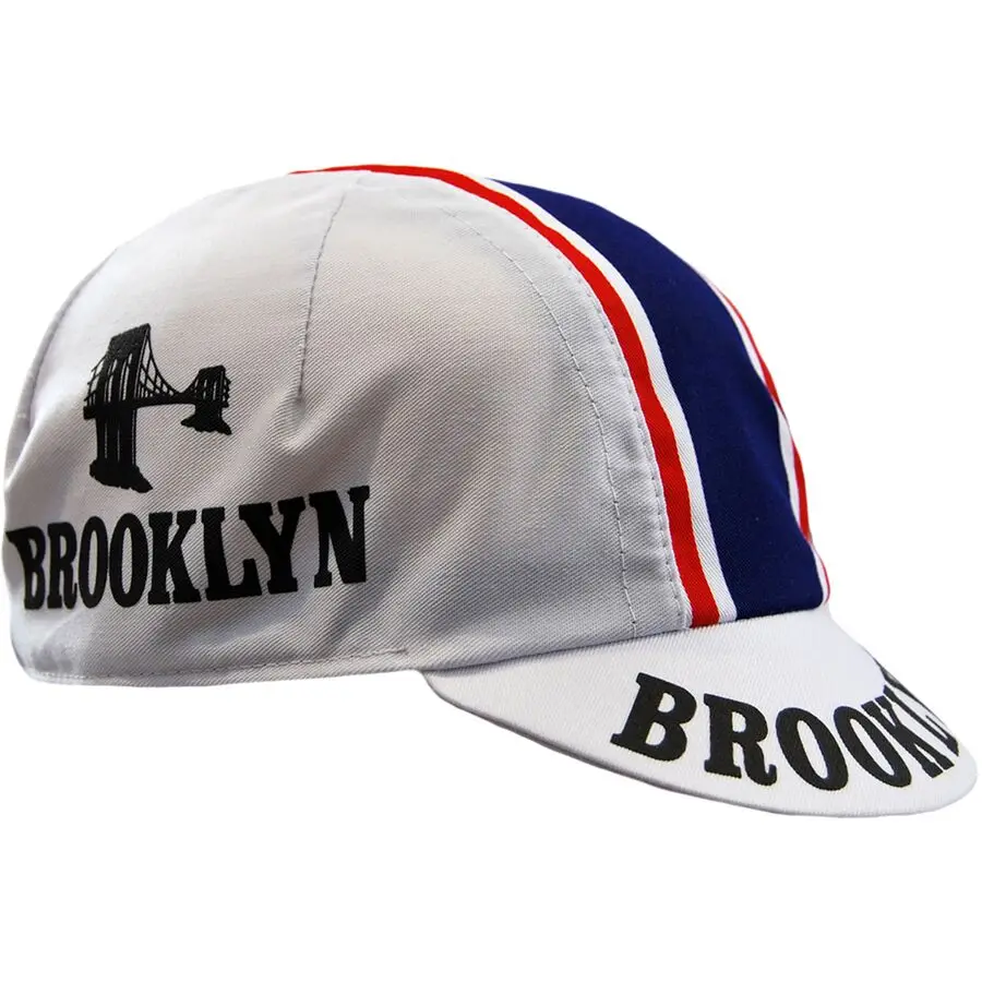 BROOKLYN 1986 Cycling Caps Pink Blue Yellow Green Black Ride Head Wear 1975-2020 Bike Hatne Size Fits Most 6