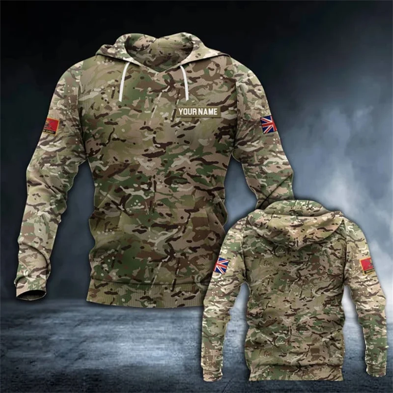 

Новые толстовки и свитшоты с изображением английских армейских символов, худи с 3d принтом для мужчин и женщин, модная толстовка с капюшоном, пуловер, пальто