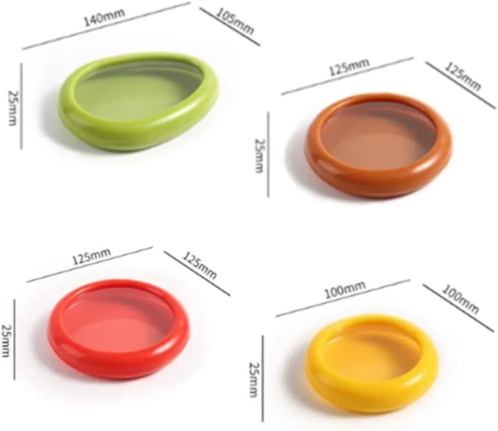 Kitchen storage box Food storage container Fruit and Vegetable Storage Containers Reusable Silicone Refrigerator Box Storage Bowls Saver Holder Keeper