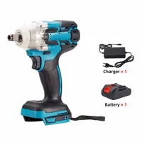 Cordless Electric Impact Wrench Power Tool Brushless Electric Wrench Hand Drill Socket For 21V Battery 2