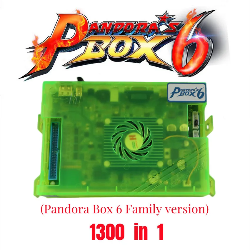 

1800 in 1 Pandora Box 6 HD Multi Arcade Board 1300/1600 in1 support HDMI/VGA/CGA Pandora 5 Arcade Machine Cabinet Can add games