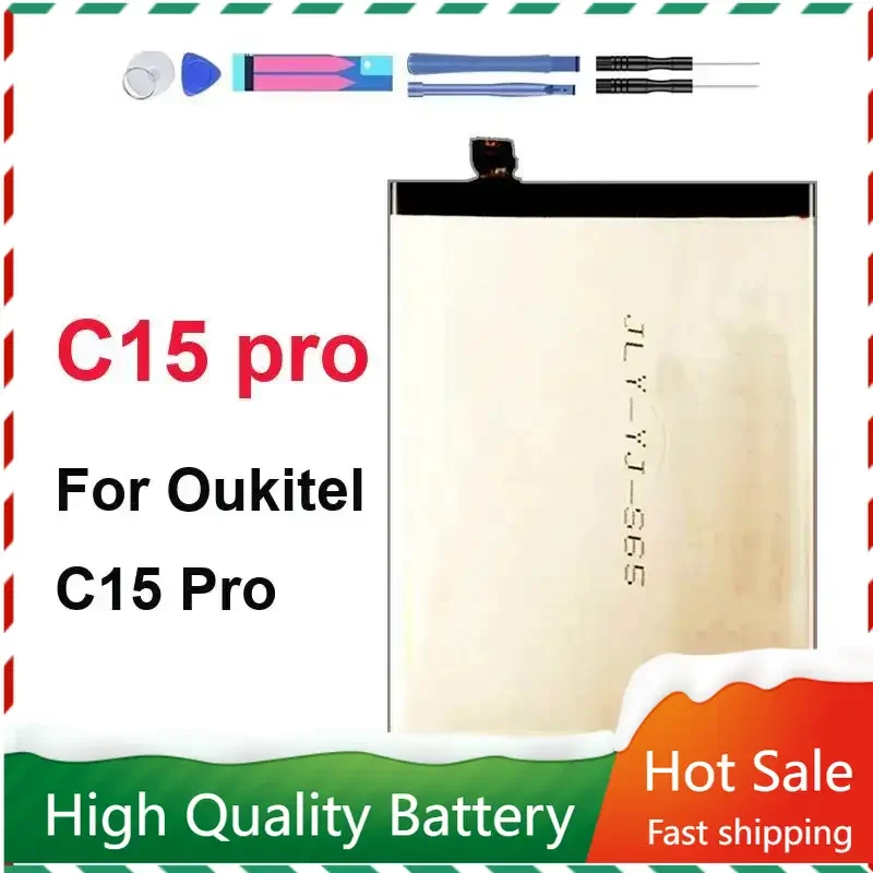 Per Oukitel C15 Pro per Oukitel S65 Batteria Batteria Del Telefono Mobile Batterie Esterne 3.8v 3200mAh Bateria + Track NO Garanzia