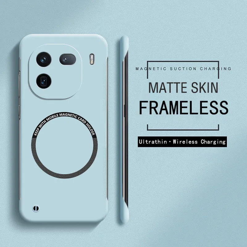 Frameless Magnetic Ultra Slim Hard PC Matte Back Cover Case