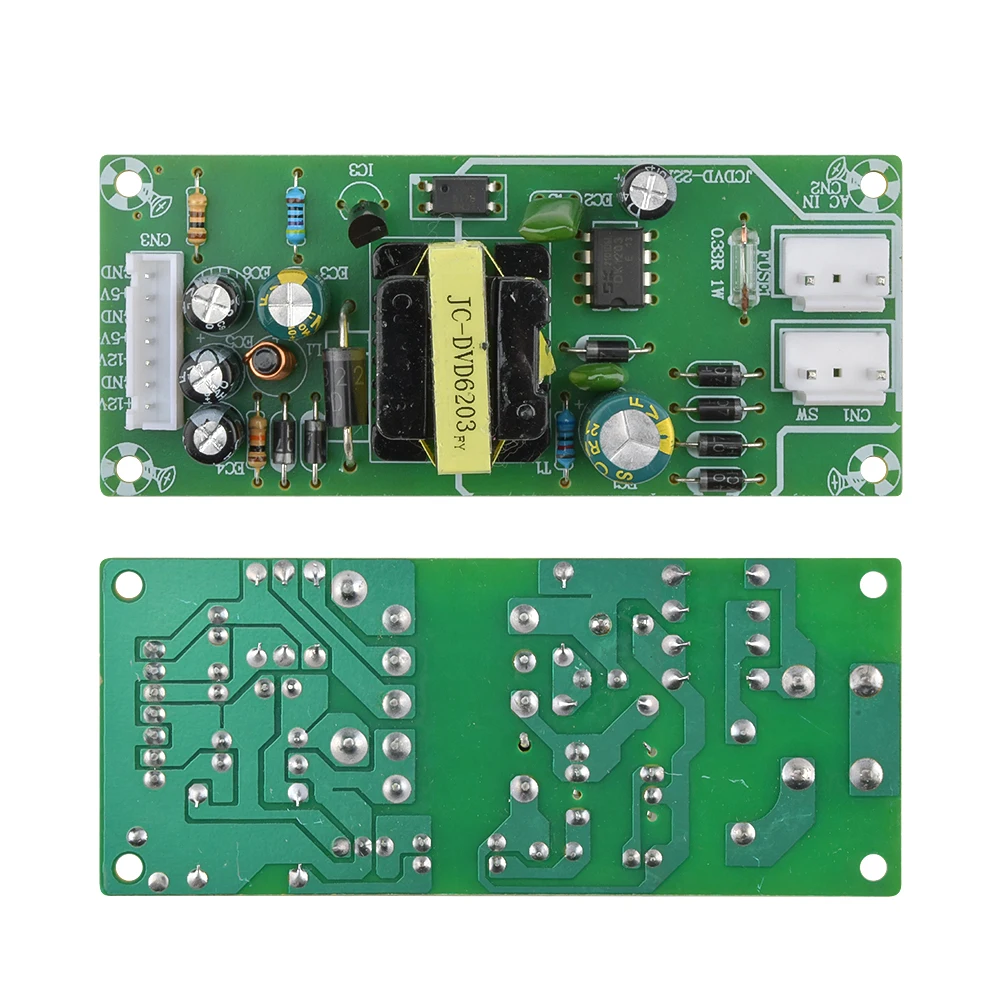 Evd/dvd universal switching power supply board +5v/+12v/ 12v universal