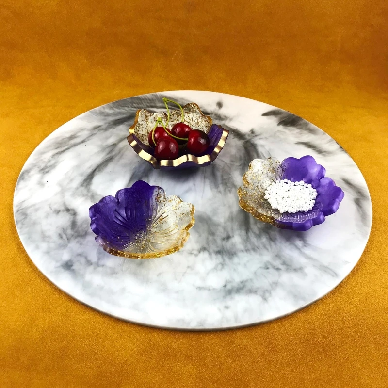 Handmade Large Round Crystal Mold Crafts for Home Furniture Decorations