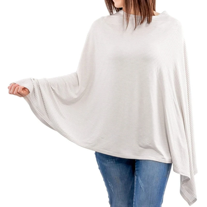 Moms Nursing Cover High Elastic Feeding Cloth Apron Towel Newborn Shower Gift