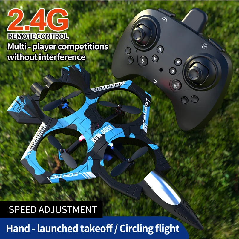RC jedrilica K500MAX – Daljinski upravljani borbeni avion 2.4G sa svetlima
