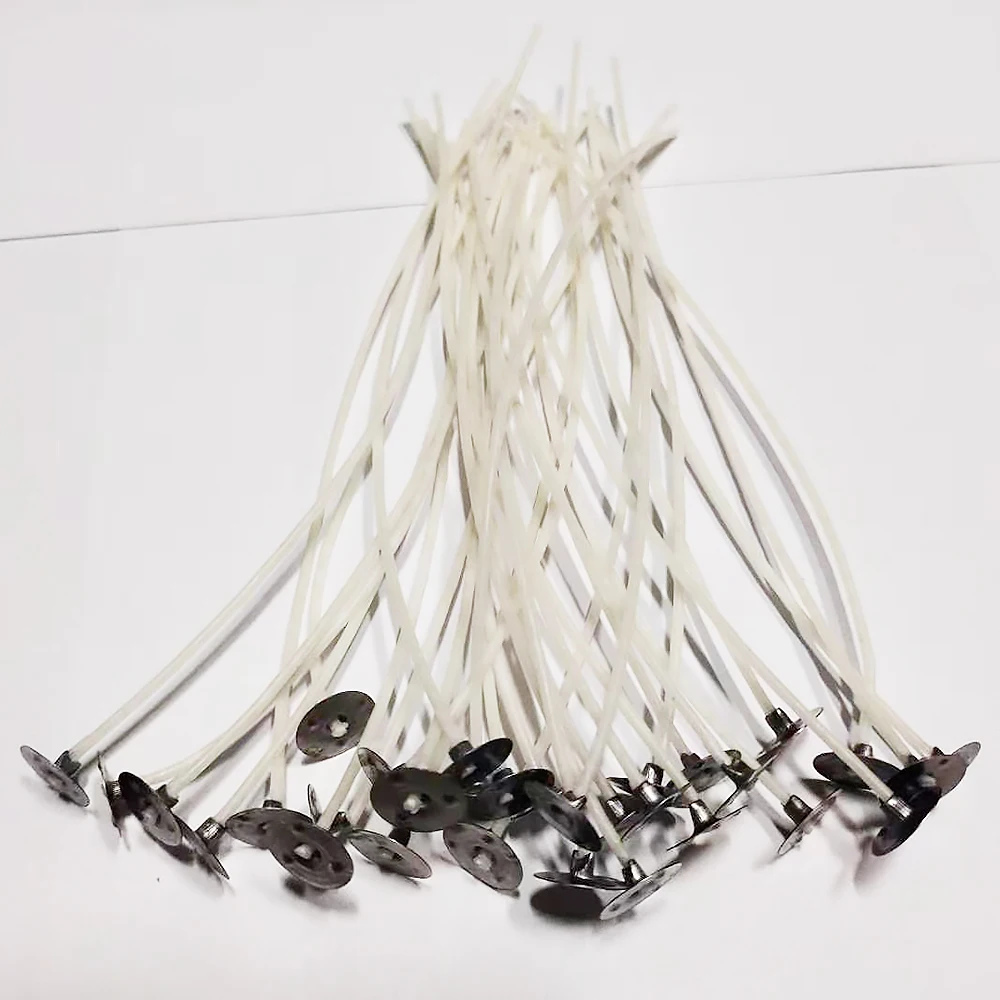 Candle Wicks Smokeless Wax Pure Cotton Core For DIY Candle Making Pre-Waxed Wicks Party Supplies