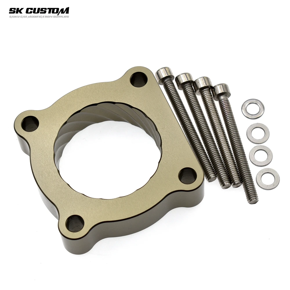 58mm Aluminum Throttle Body Spacer For Honda Fit GK5 GR9 Civic FC1 FK7 Accord Jade CR-V L15 Engine Intake Manifold Adapter