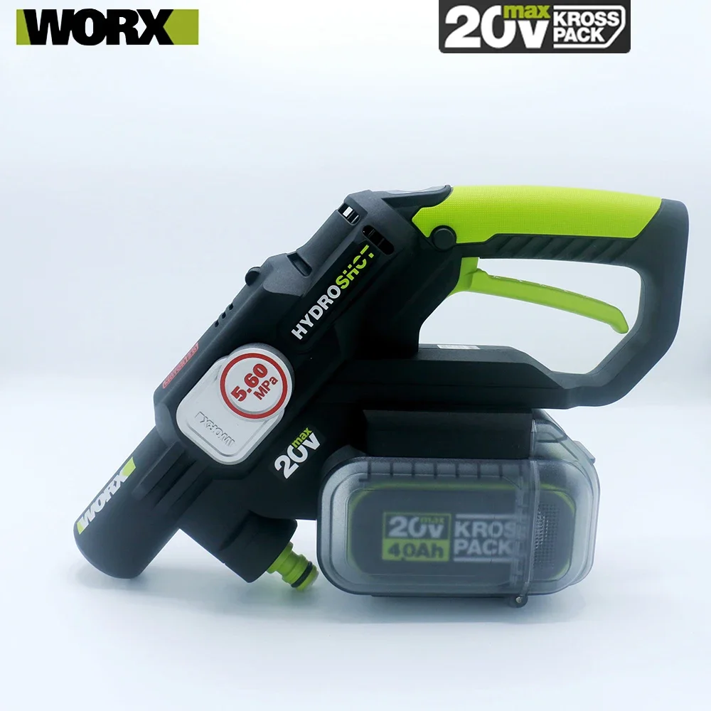 Worx Wireless Car Washer 20v 3.5L/min High 25bar Low 15bar WU633 Brushless for Home and Garden Cleaning Share Battery Platform 2