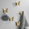 Creativity Butterflies Hook Aluminum Alloy Fashionable Wall Hook Key Storage Hanger Kitchen Bathroom Organizer For Towel Scarves 1
