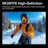 Ourlife MTR41 Action Camera 5K Video 2.00" Touch Screen 5X Zoom 170° 30M Waterproof EIS Action Cam Bicycle Helmet Sports Camera 2