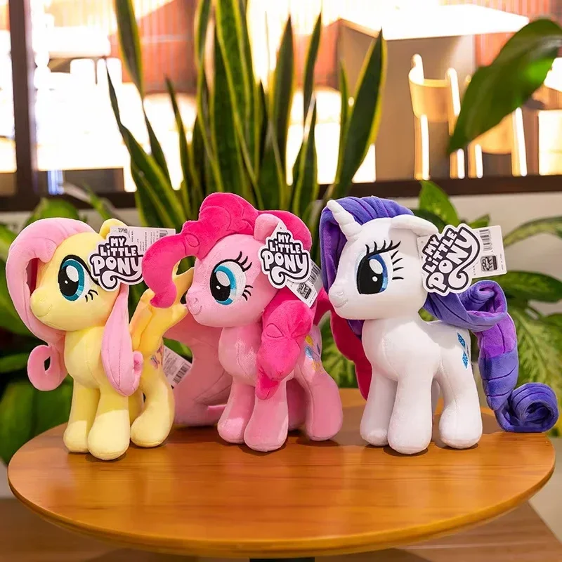 Genuine My Little Pony Plush Toy Kawaii Friendship Is Magic Plushies Doll Rarity Sofa Pillow Cartoon Rainbow Dash Kids Gift