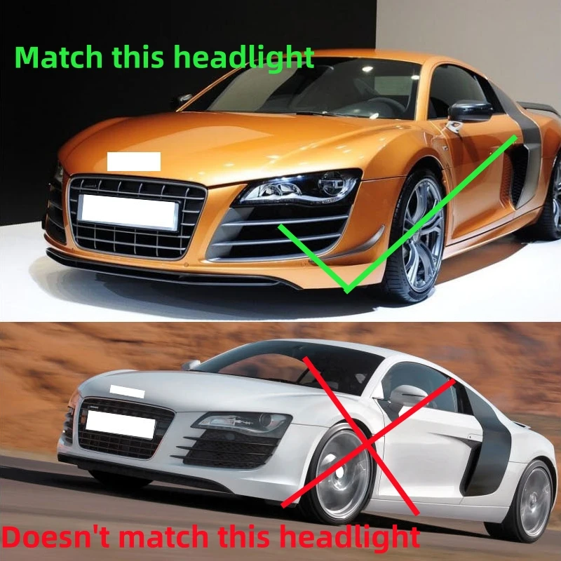 Audi R8 Custom Headlights