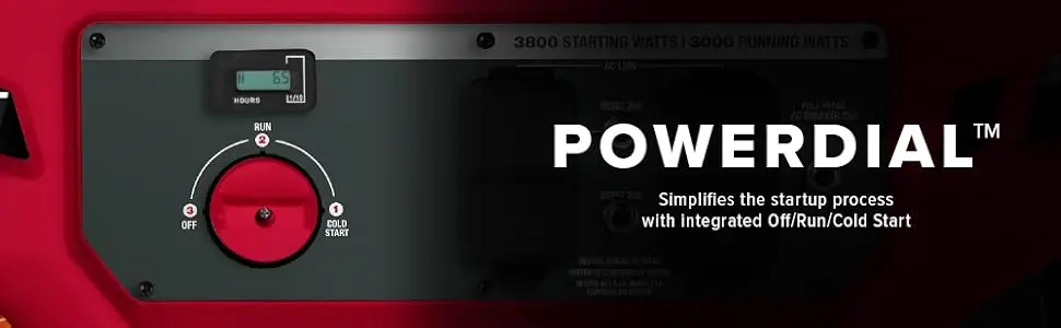 Description Picture 3 of itemPM3800 3,800-Watt Gas-Powered Portable Open Frame Generator - Ultra-Quiet Performance - Ideal for Home, Camping, RV an