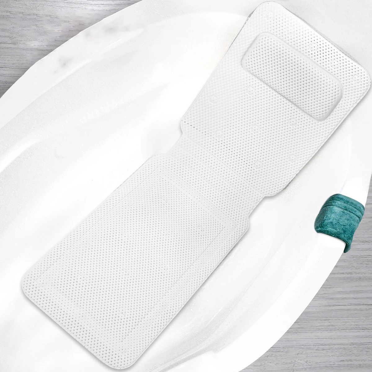PVC Bathtub Cushion Mat with Suction Cups for Bathroom Spa