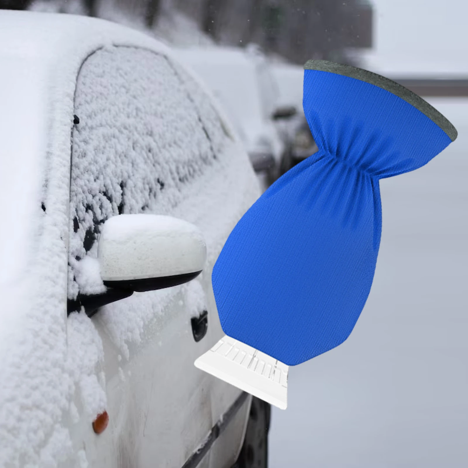Ice Squeegee For Car Windscreen Lightweight Car Snow Removal Tool Winter Snow Spade Gloves For Window Trucks