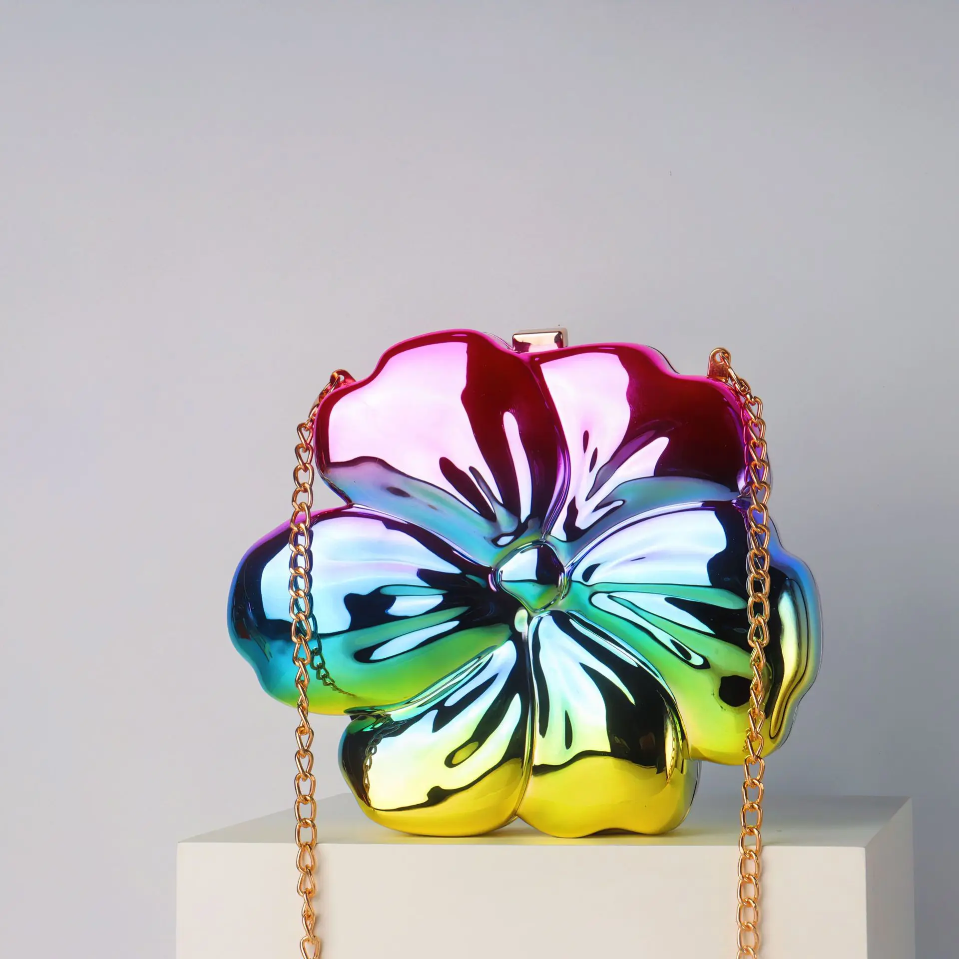 BALLOON CHIC - Rose Hand Bag - Blue main image 0